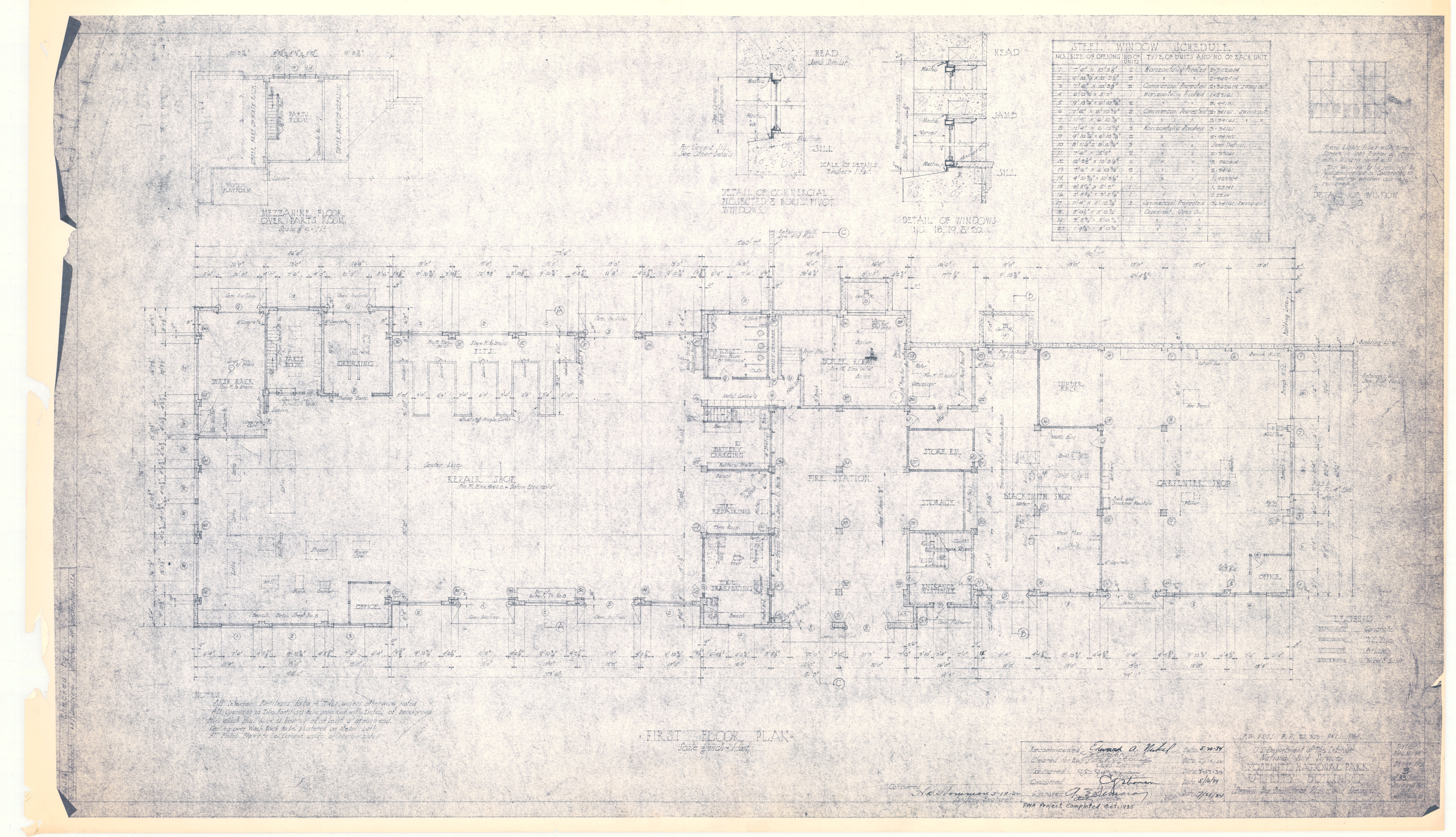 Yosemite National Park Utility Building