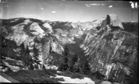 Half Dome, Tenaya Canyon, & Mt. Hoffman from Glacier Point.