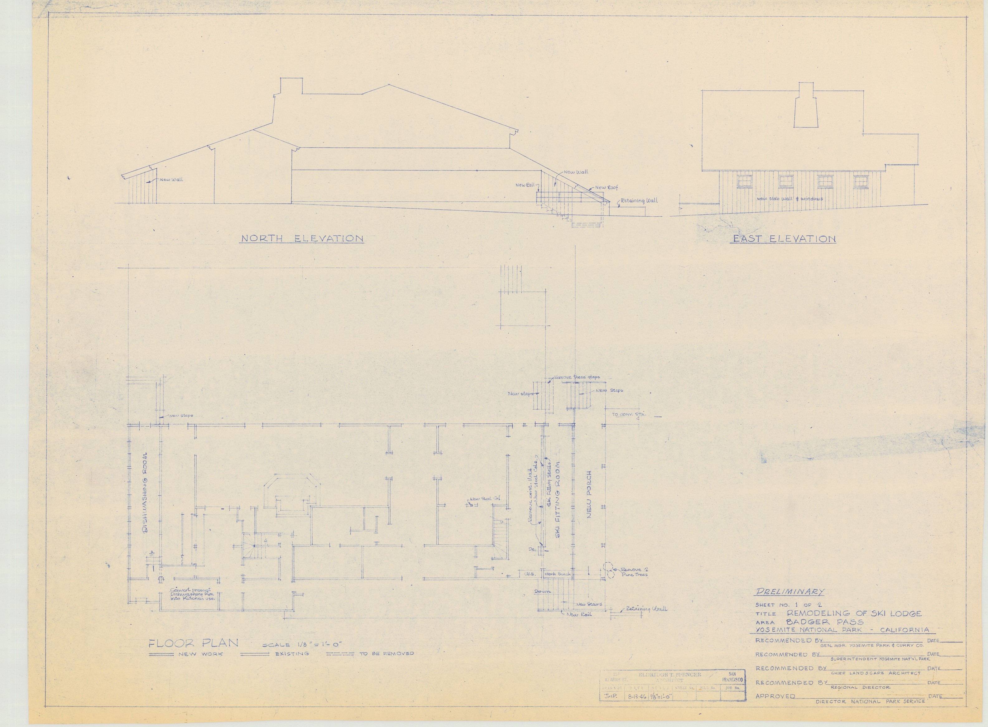 Remodeling of Ski Lodge Badger Pass