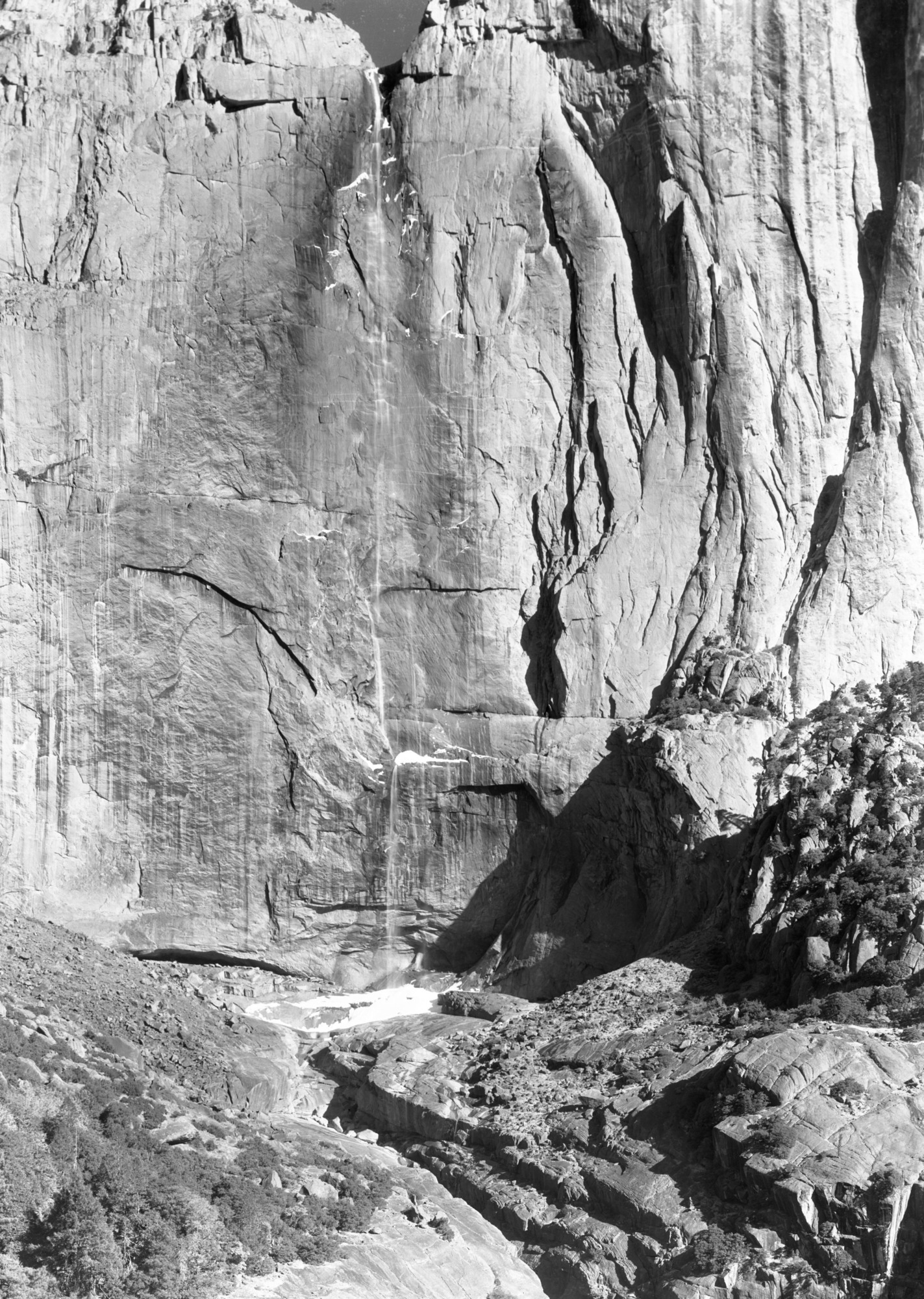 Fall with start of ice cone.