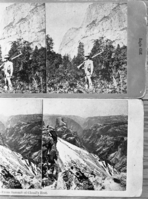 Tenaya Canyon and Three Brothers copied from stereographs.