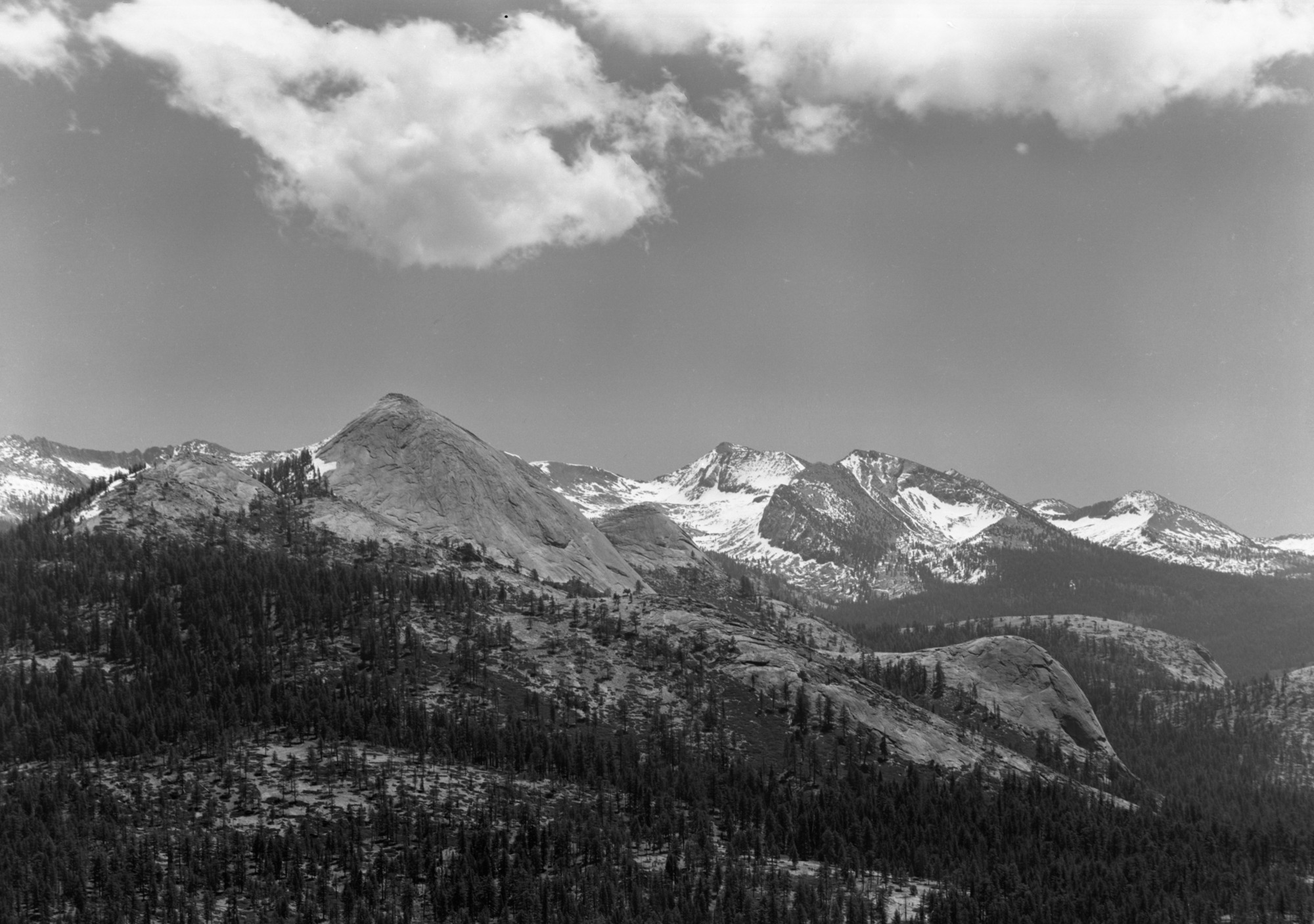 Mt. Starr King and domes from Washburn Point