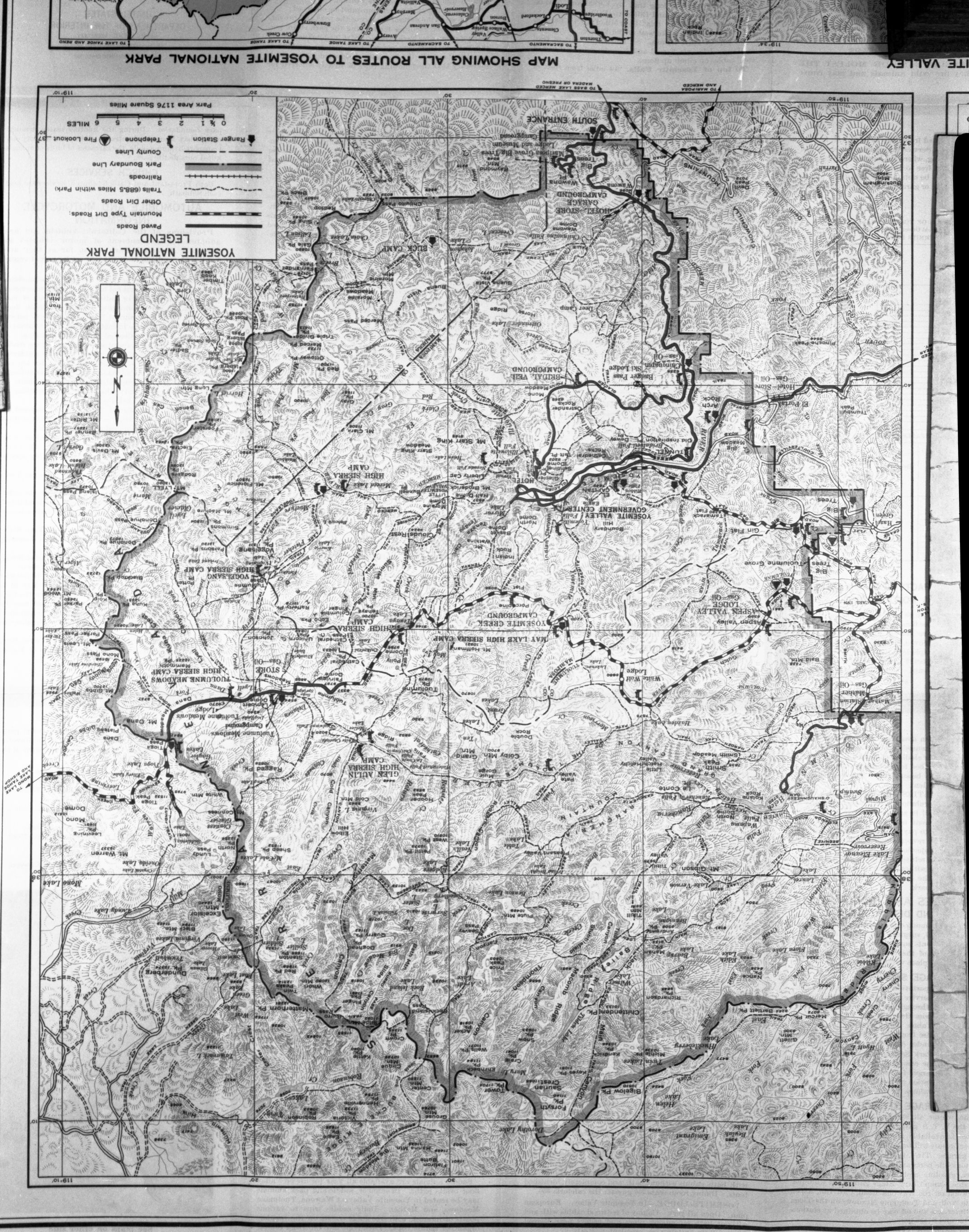 Copy Neg: Leroy Radanovich, January 2003. Section of the 1938 Guide Map.
