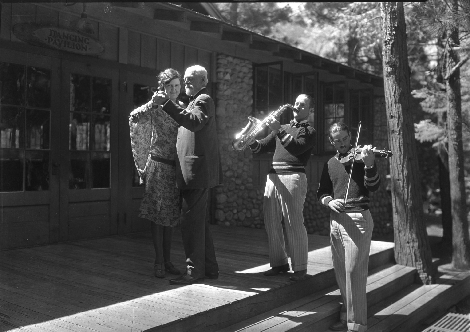 Prize waltzer. Camp Curry dance pavilion.