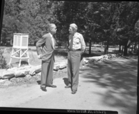 Assist. Sec. of the Interior, Orme Lewis and Supt. John C. Preston