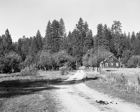 Foresta. Myers ranchhouse and orchard. C-6. Second Meyer house, Built 1936.