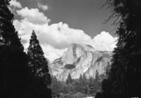 Half Dome from Sentinel Bridge.