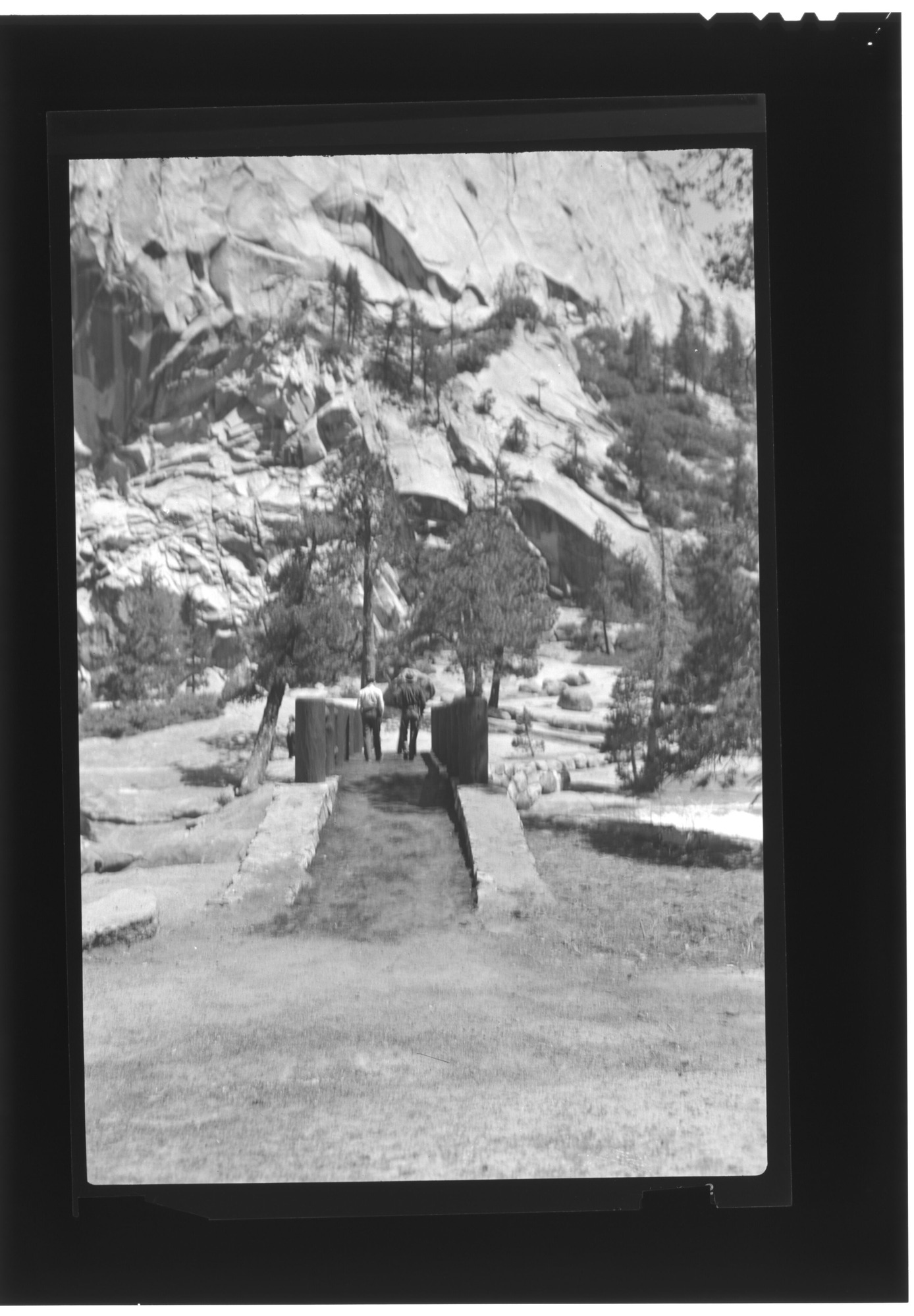 Nevada Fall Trail Bridge.