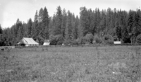Myer's house and outbuildings on edge of Big Meadow.