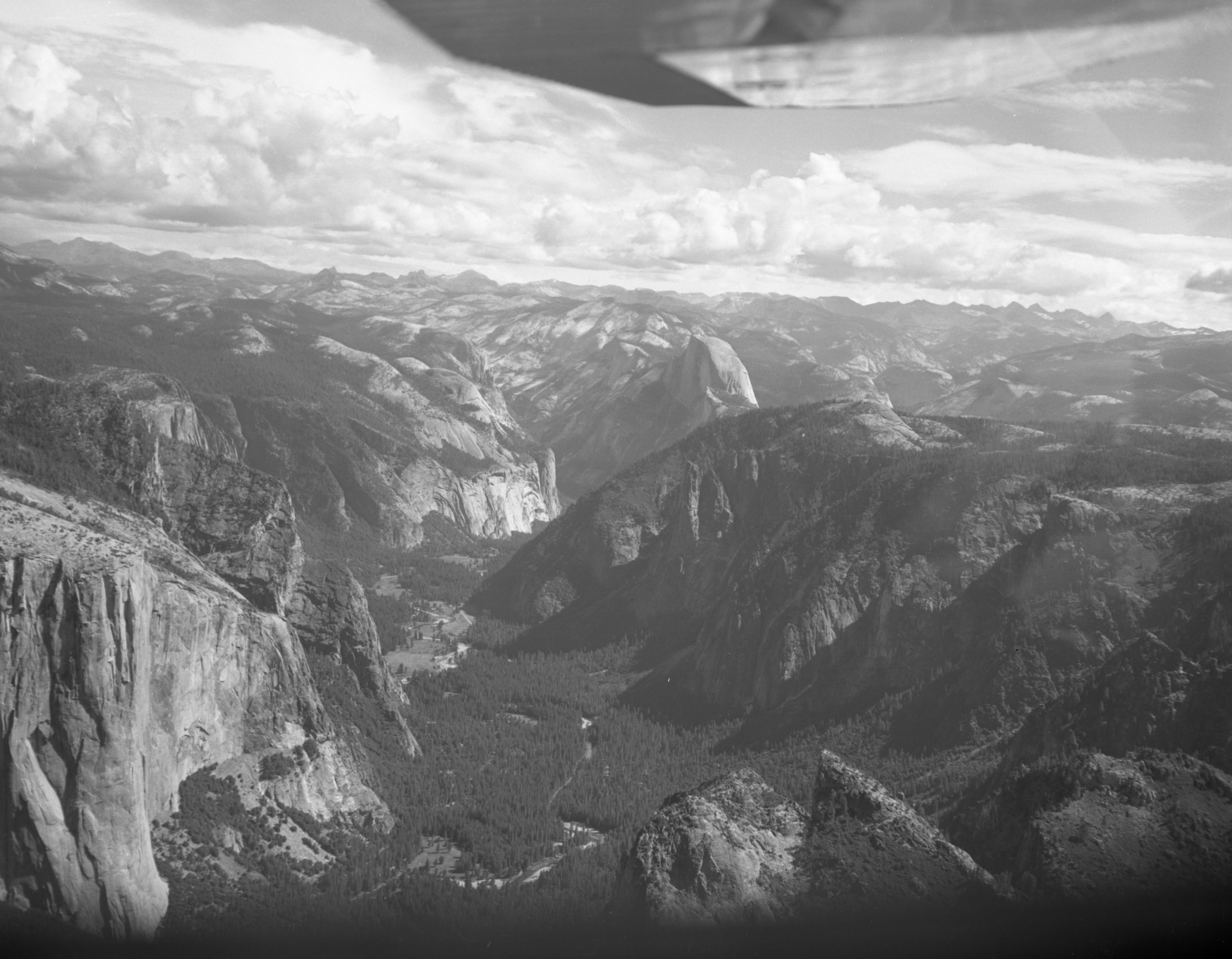 Aerial Photograph of flight over Park