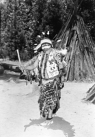 Chris Brown, "Chief Lemee," in ceremonial dress.