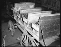 Mahta 11-passenger stagecoach. Manufactured by Schofield & Alvord, Merced.