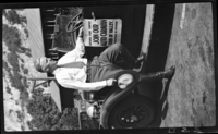Charles Albert "Bert" Harwell, leading auto caravans.