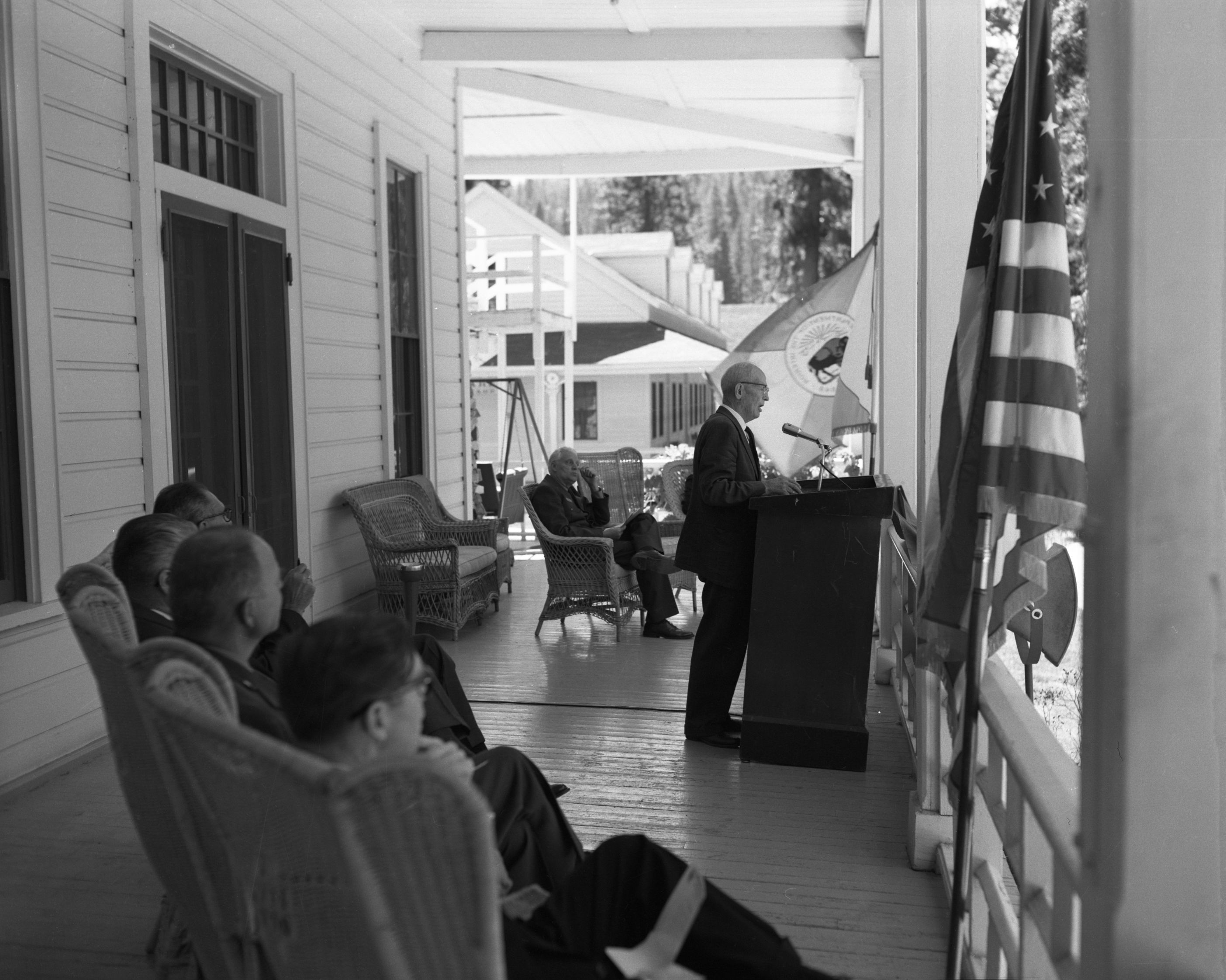 Speech by Wm. Sell, Wawona Hotel, Yosemite Dedication of PYHC.
