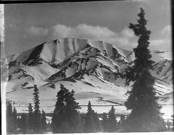 snowy mountain range