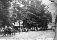 Yosemite Parade. Herbert Earl Wilson, far left. Copied by M. Dixon - July 1981.