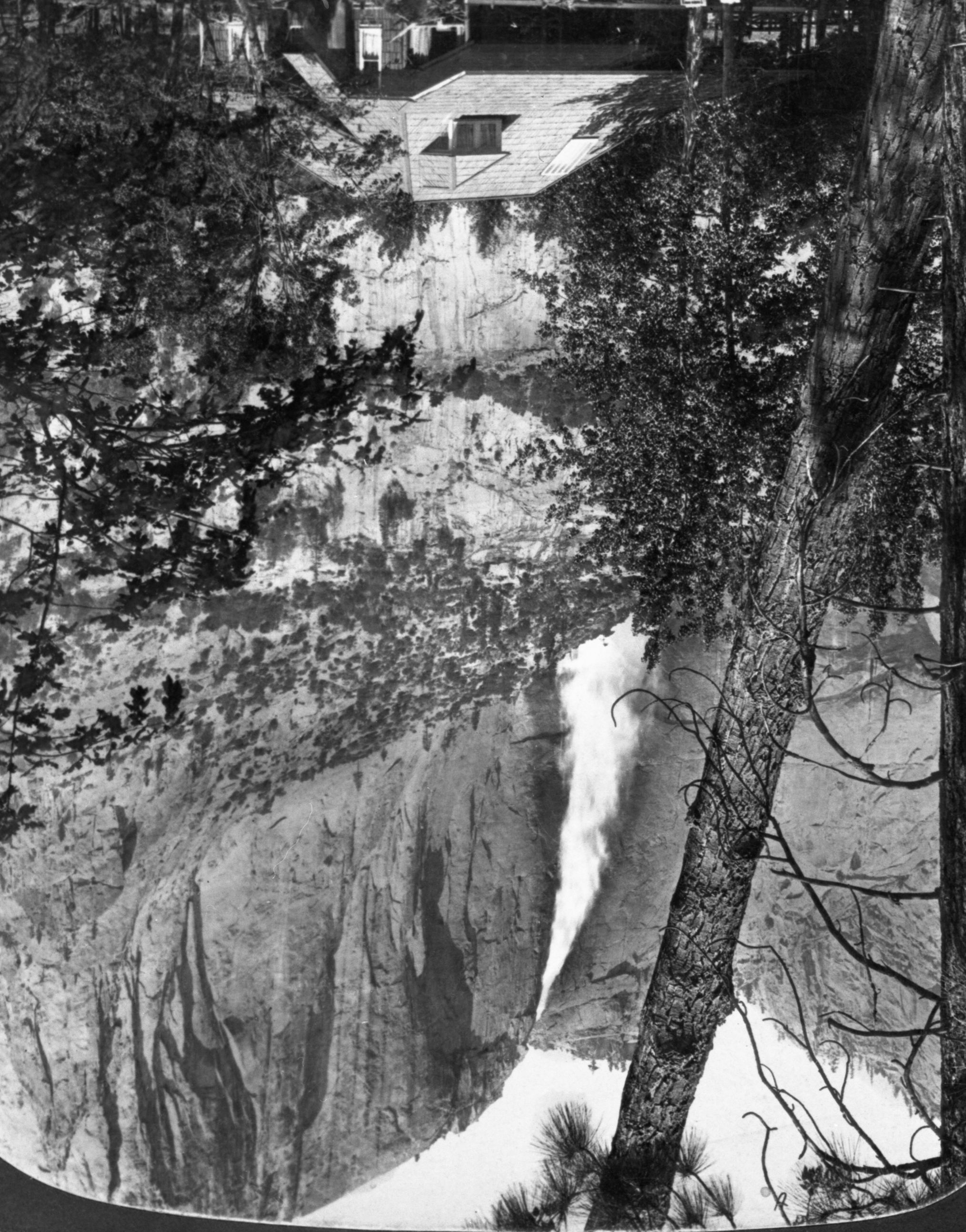 Jorgensen's Studio. Yosemite Falls from across the Merced River, California, U.S.A.