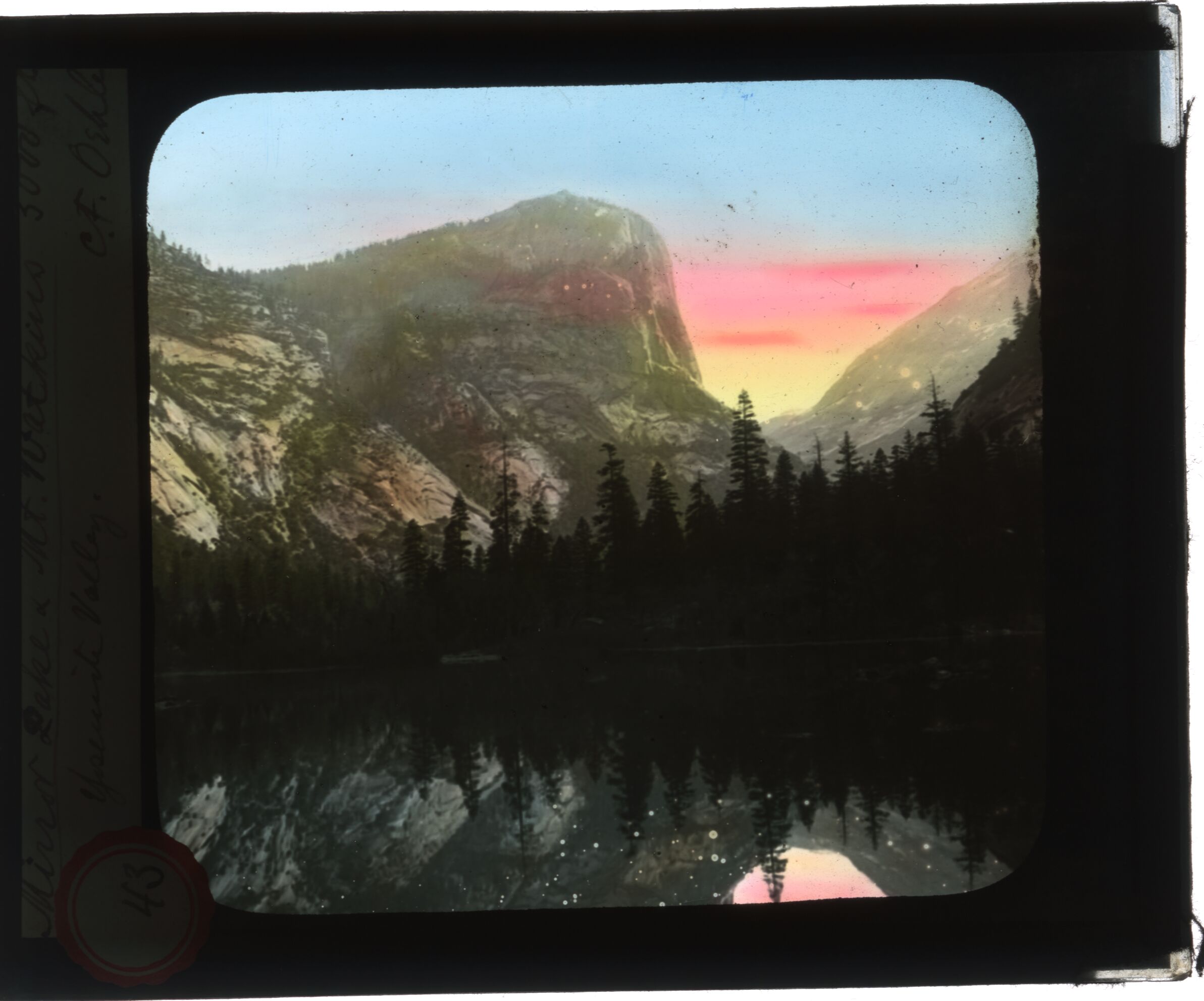 Mirror Lake and Mt. Watkins 3000 ft. Yosemite Valley