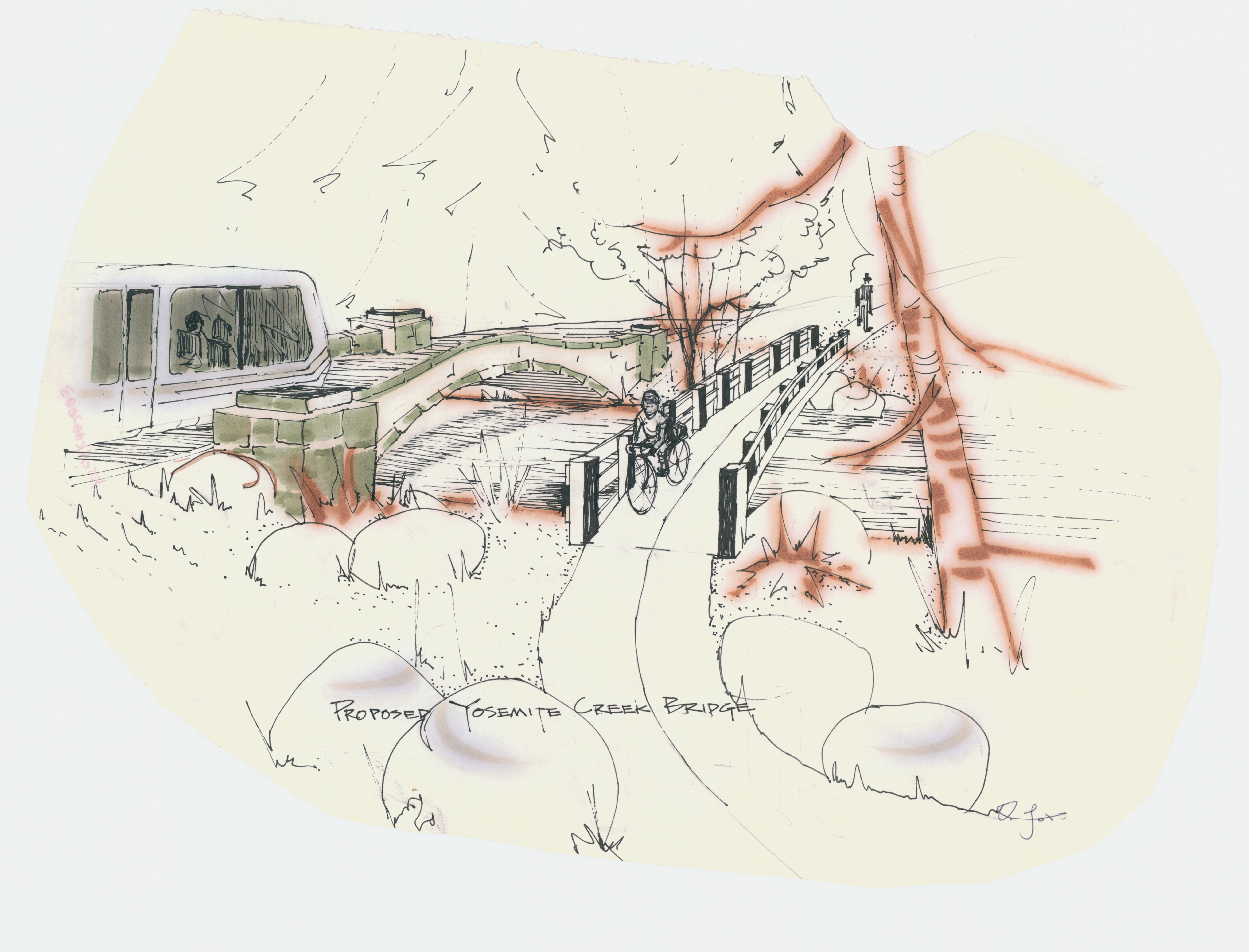 Proposed Yosemite Creek Bridge
