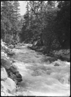 Tenaya Canyon from Ledge Trail, Tenaya Creek.