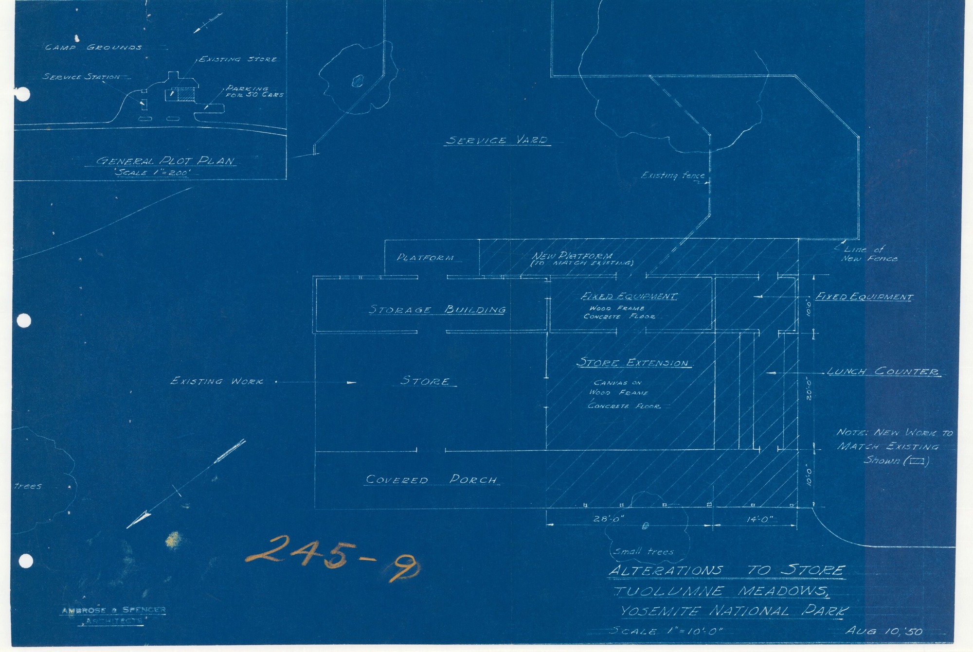 Alterations to Store Tuolomne Meadows