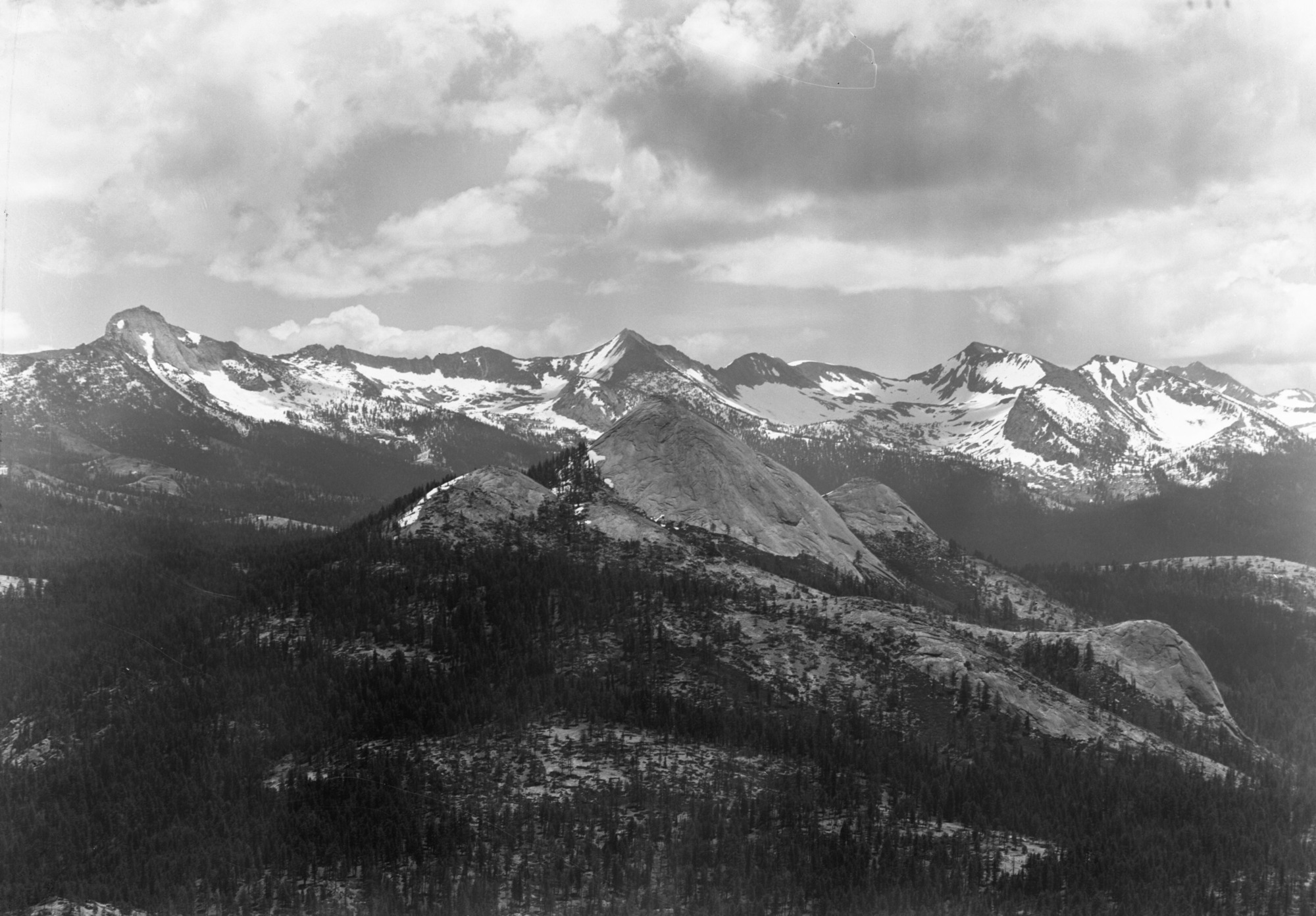Mt. Starr King (& Domes and Clark Range) from Sentinel Dome