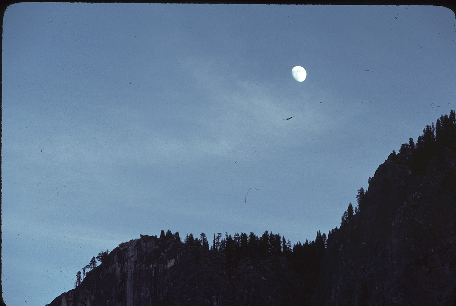 Moonlight over ridge