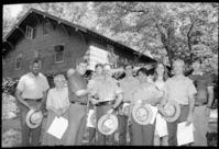 Special Achievement Awards. L to R: Jim Laney (Assist. Supt.), Dorothy Stanley, Horst Remmling, Bob Binnewies (Supt.), Jim Loach, Gary Colliver, Mike Durr, Emily Clarillos, Marla LaCass, Trace DeSanders and Mike Murray.