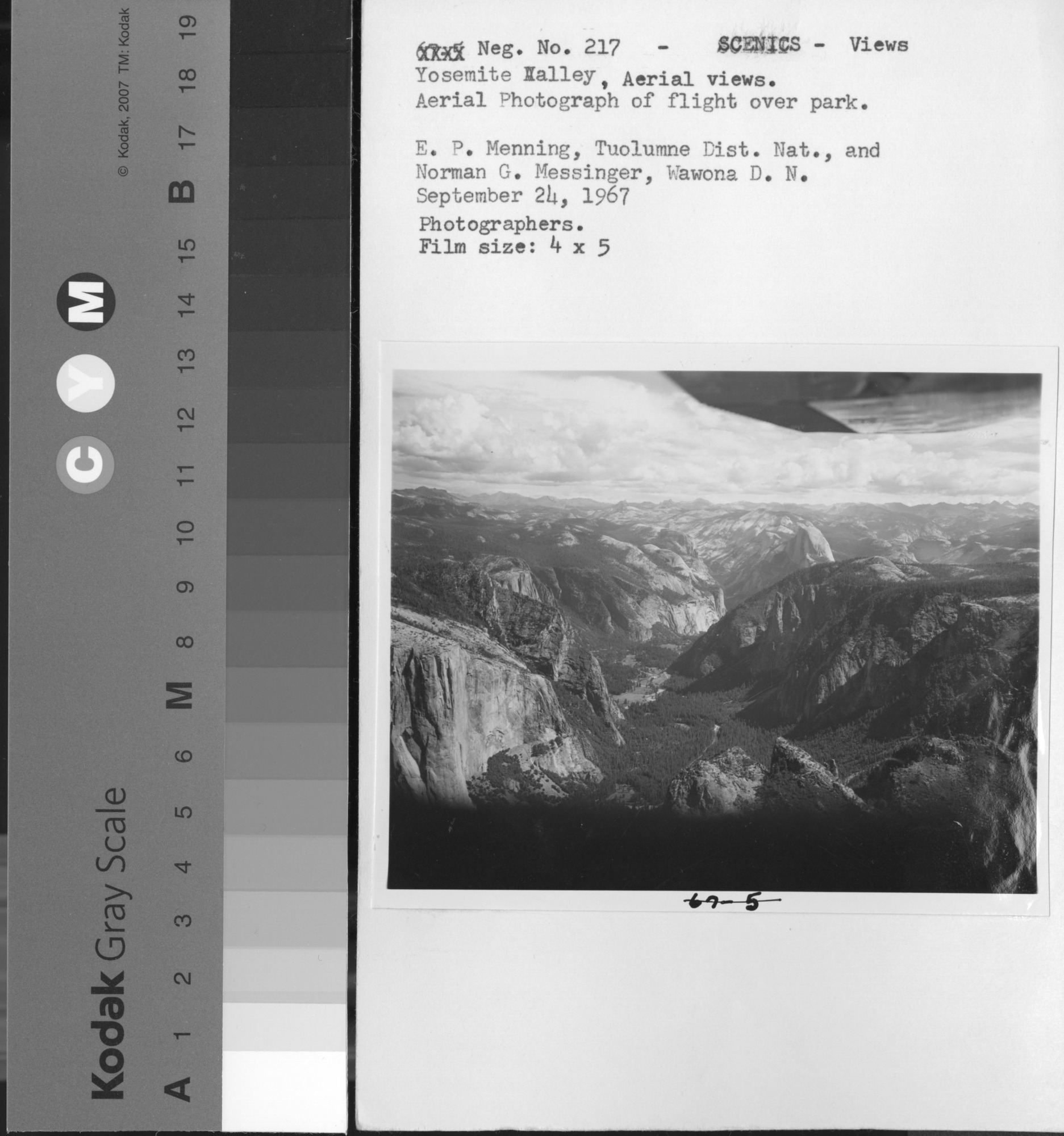 Aerial Photograph of flight over Park