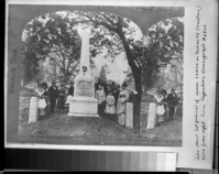 John Muir at Lamon's funeral. From Fagersteen's stereograph #6924. Copied June 1981.
