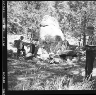 At site of old mail carriers near Pohono Bridge-Yosemite