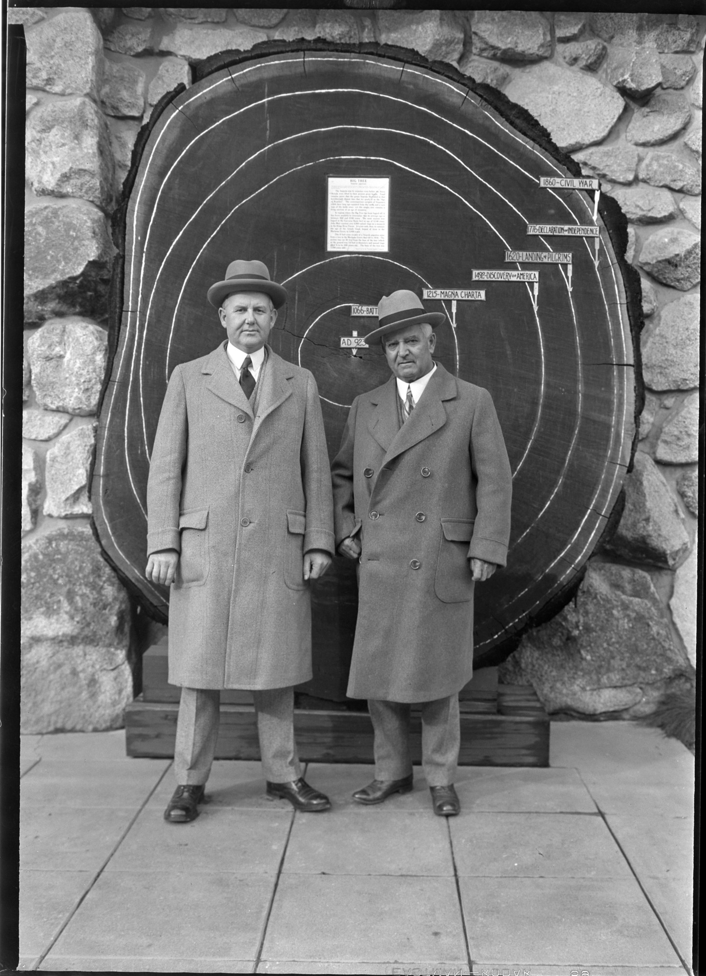 L-R: Congressman Albert E. Carter, Oakland and Shellenberger of Neb. - Members of Rivers & Harbors.