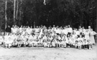American Legion Picnic - early days in Yosemite. Original print in the over-sized photo drawer in RL.