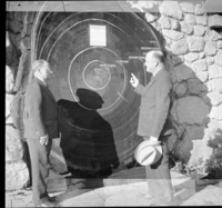 Dr. Harry C. regan, on right. He is Galen Clark's grandson. See also RL-19,716.