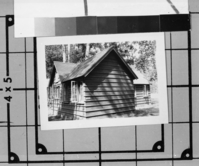 House on the Ahwahnee Meadow. H-109. See also: Y.N.P. Co. binders - 1923. Donated by Audrey Harris.