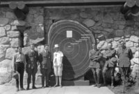 Nature Guides: R-L: Harold Bryant, Carl Russell, Donald McClean, Enid Michael, George Ruhle, Robert Harwood, Egmont Rett. (Nichols, Wilson, not shown)