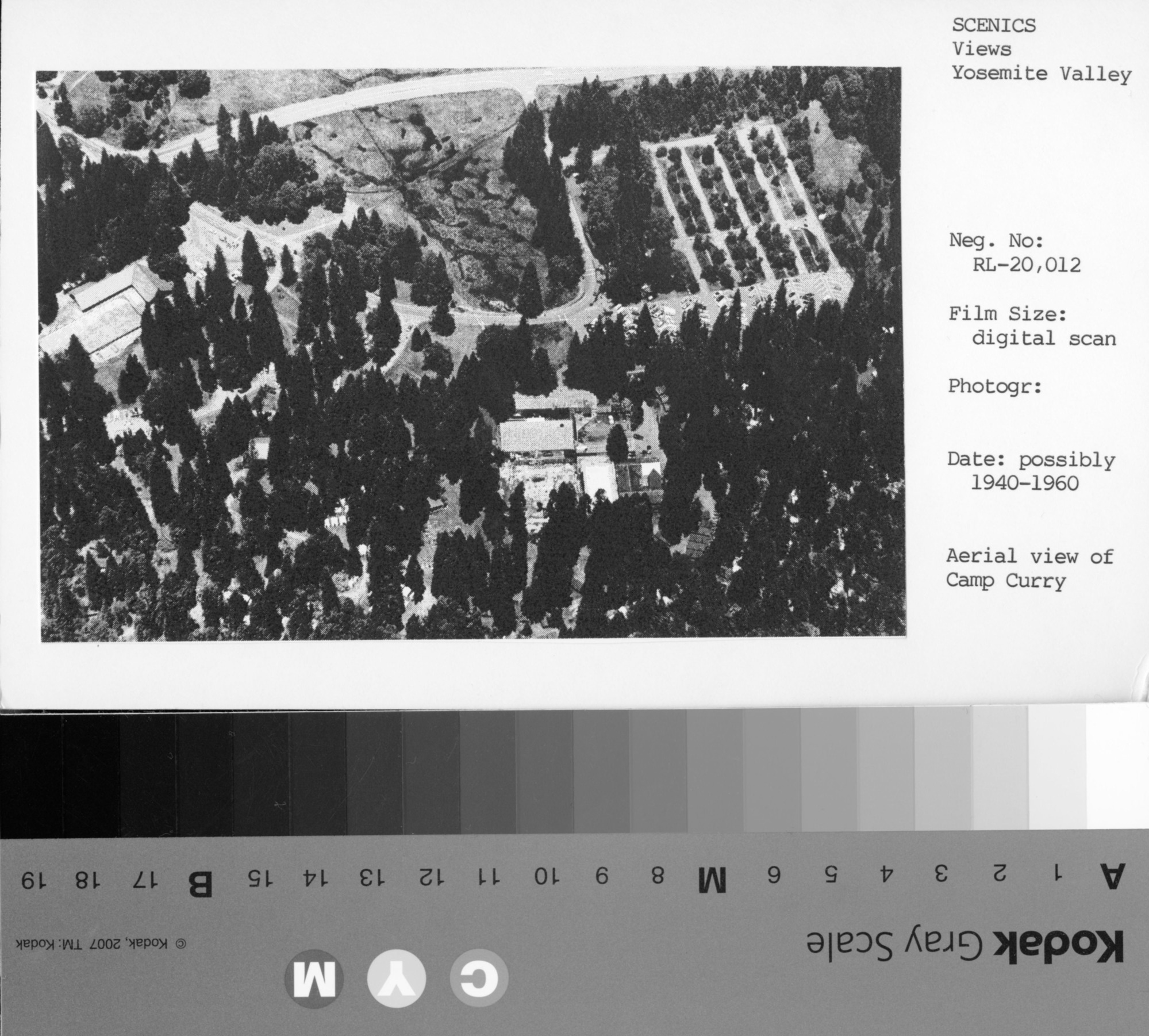 Aerial view of Camp Curry.