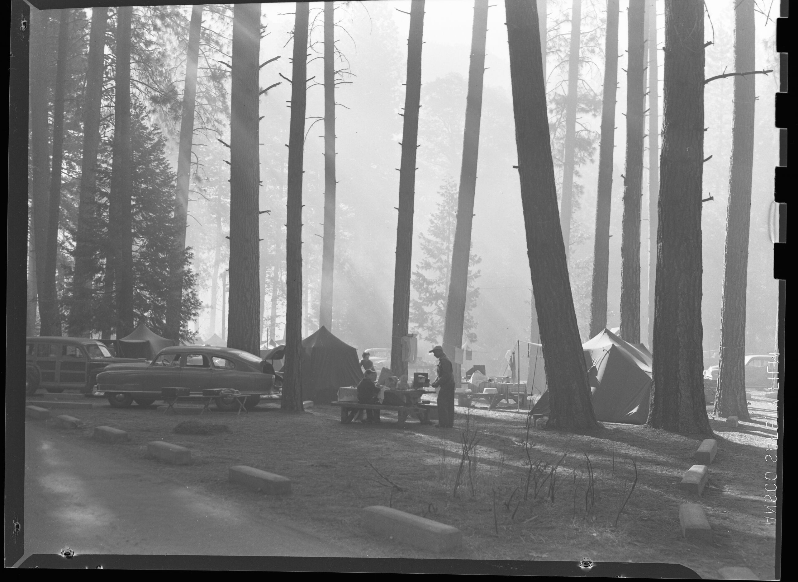 Crowded campgrounds.