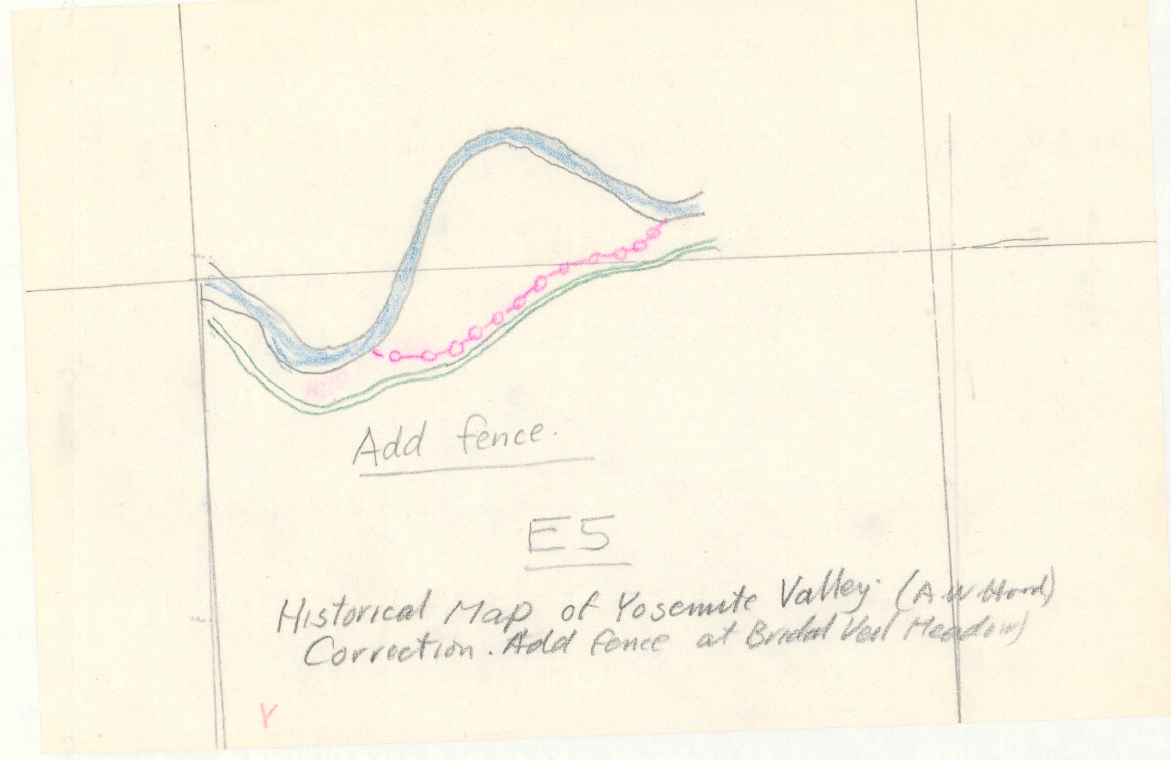 E5 Historical Map of Yosemite Valley