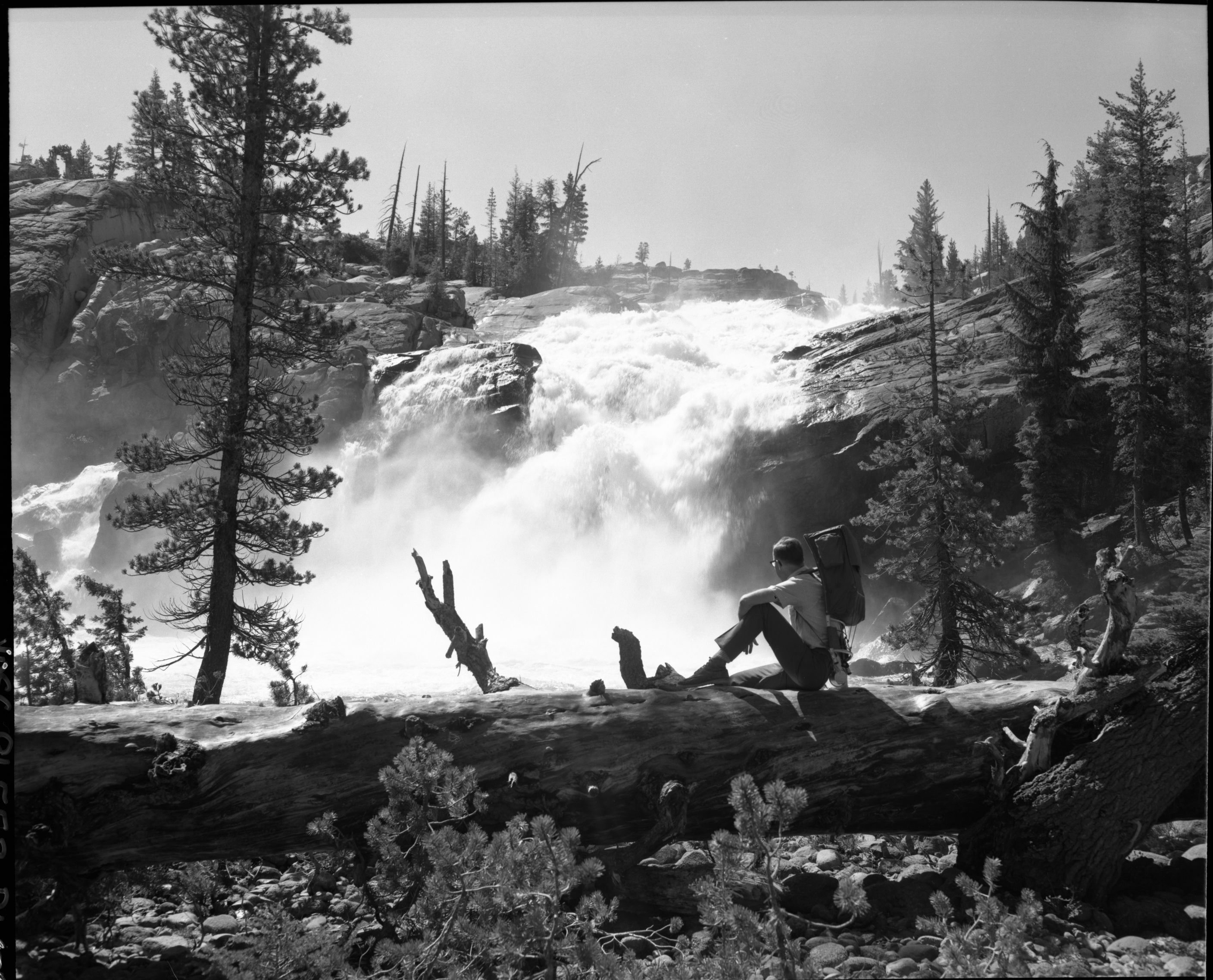 White Cascade. Near Glen Aulin H. S. C.