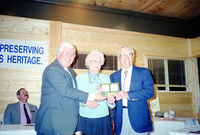 Color Photos of awards ceremony.