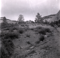 East side road repair and turn out construction.