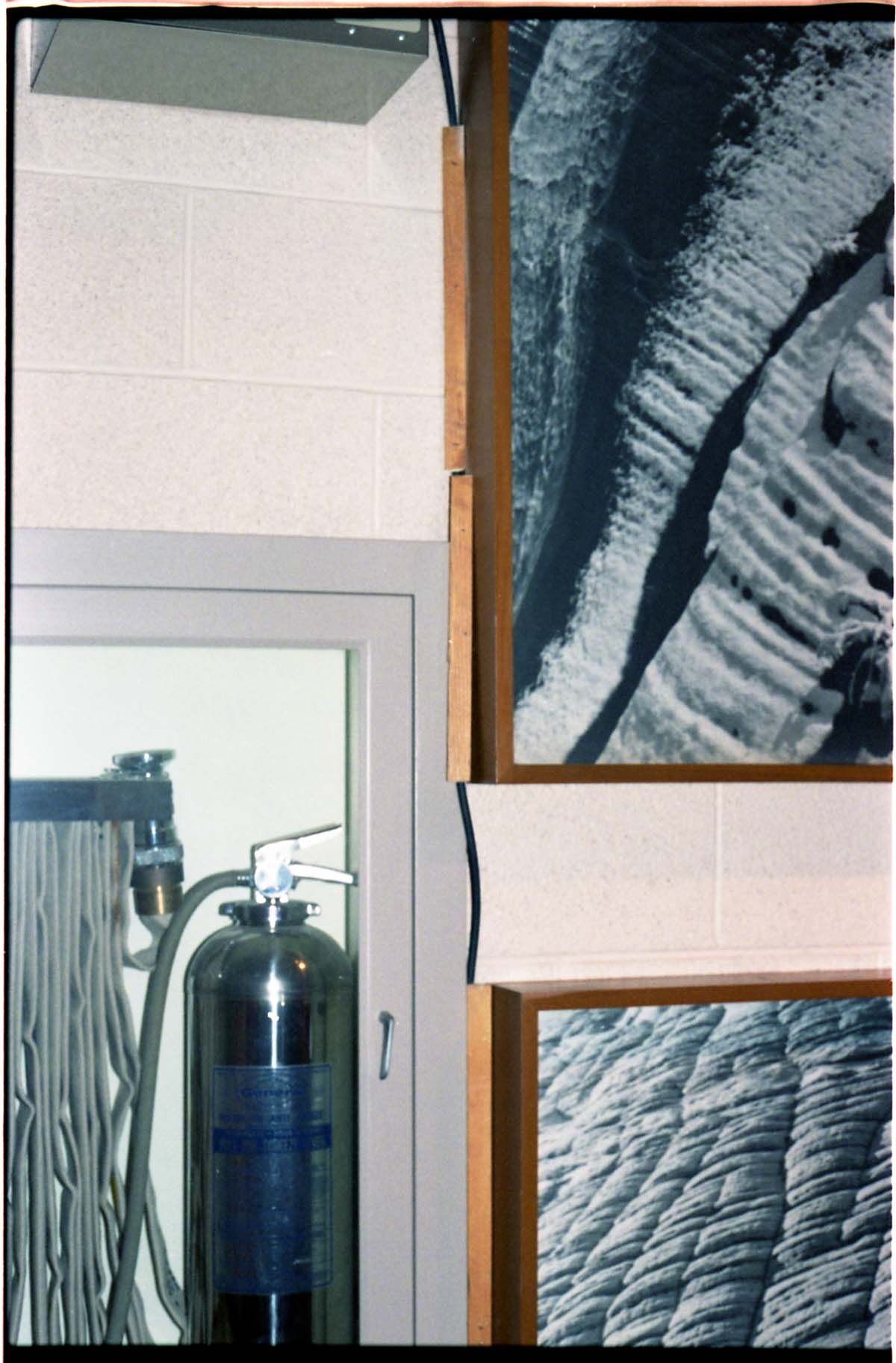 Color Photos of the old visitor center exhibits.