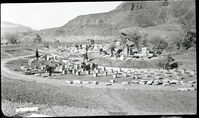Construction of campfire lecture circle (amphitheater) at Camp Center, Civilian Conservation Corps (CCC) project.