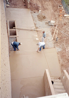 Construction of headquarters addition.