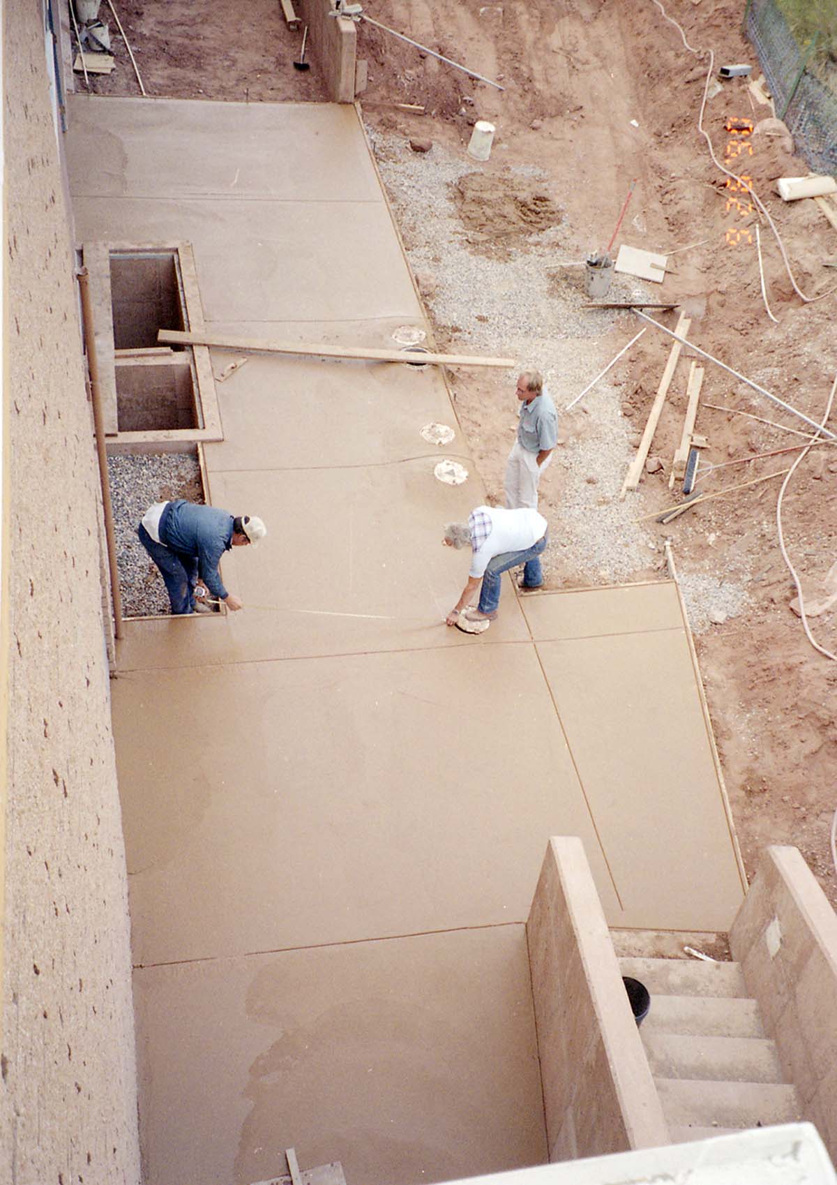 Construction of headquarters addition.
