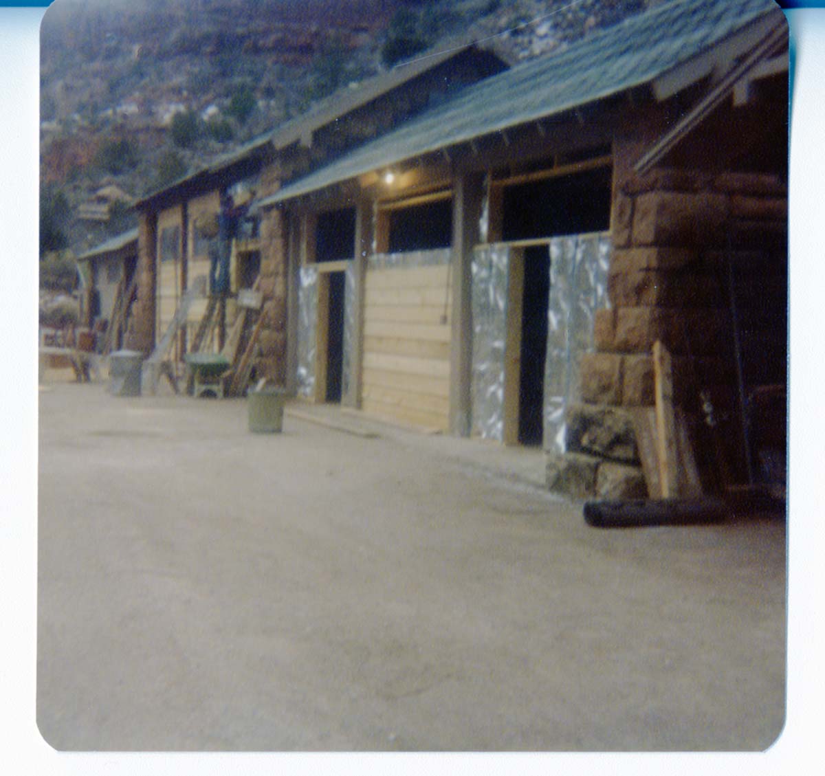 Maintenance building - remodeling work.