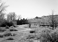 East cabin and Winsor Castle fort at Pipe Spring. Requested by Western Museum Laboratory (WML) for possible use. Exhibit # 27-9.