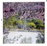 Maintenance compound from hillside above.