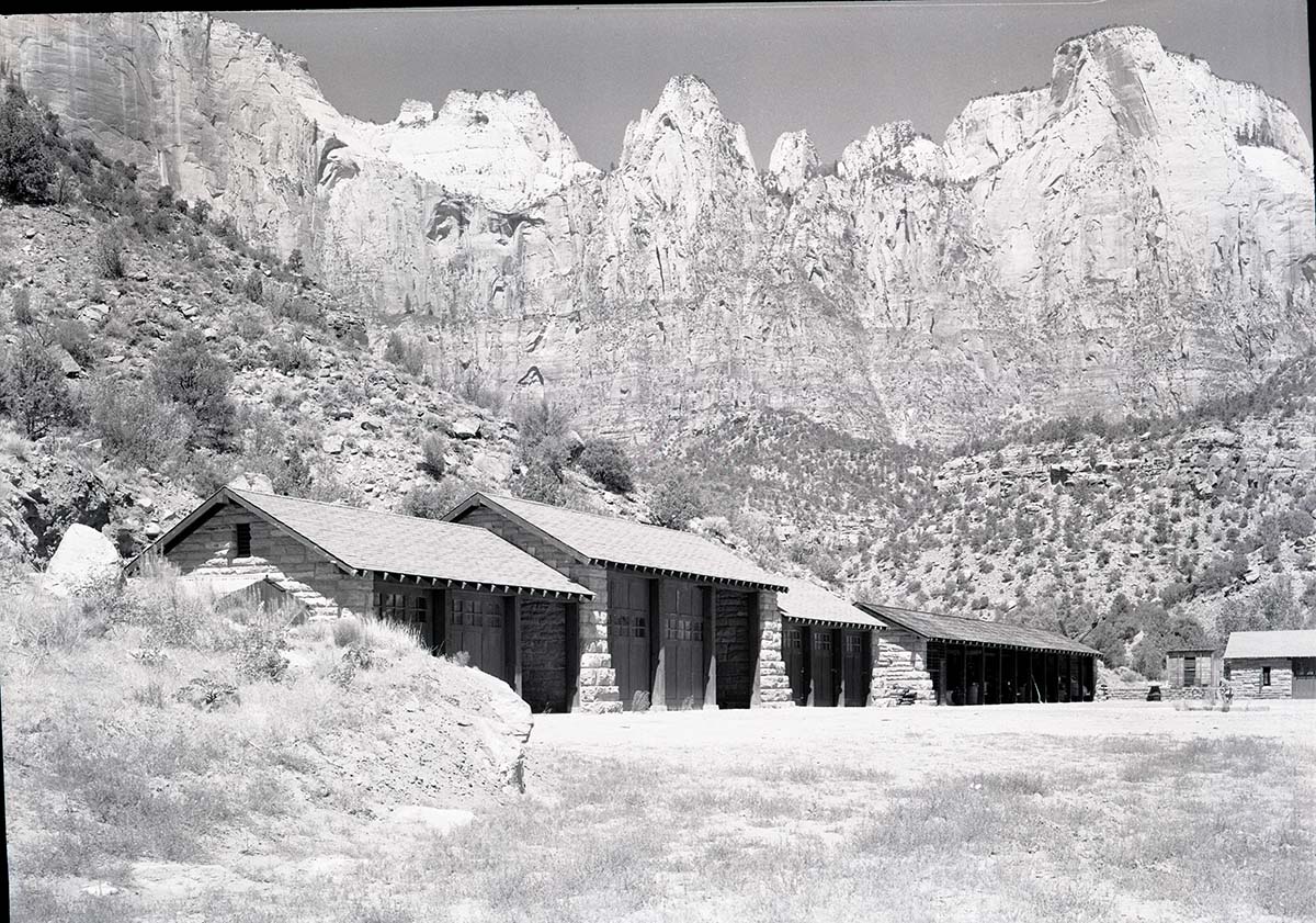 Part of the Zion National Park utility area.